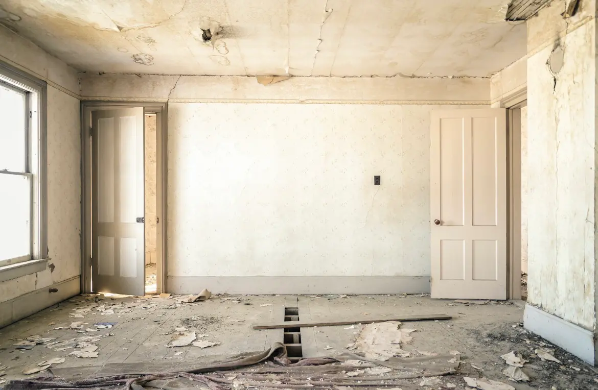 Waste disposal crew managing a cleanout project in New Baltimore